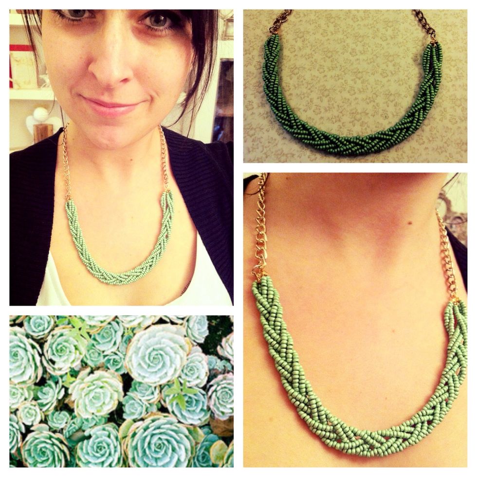 ... Tadaa! Your necklace is done!