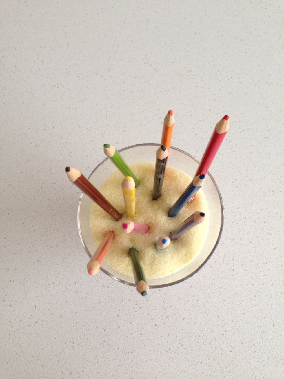 Tadaaah.. You can use it as pencil holder or make up brushes holder.. The possibility is endless!