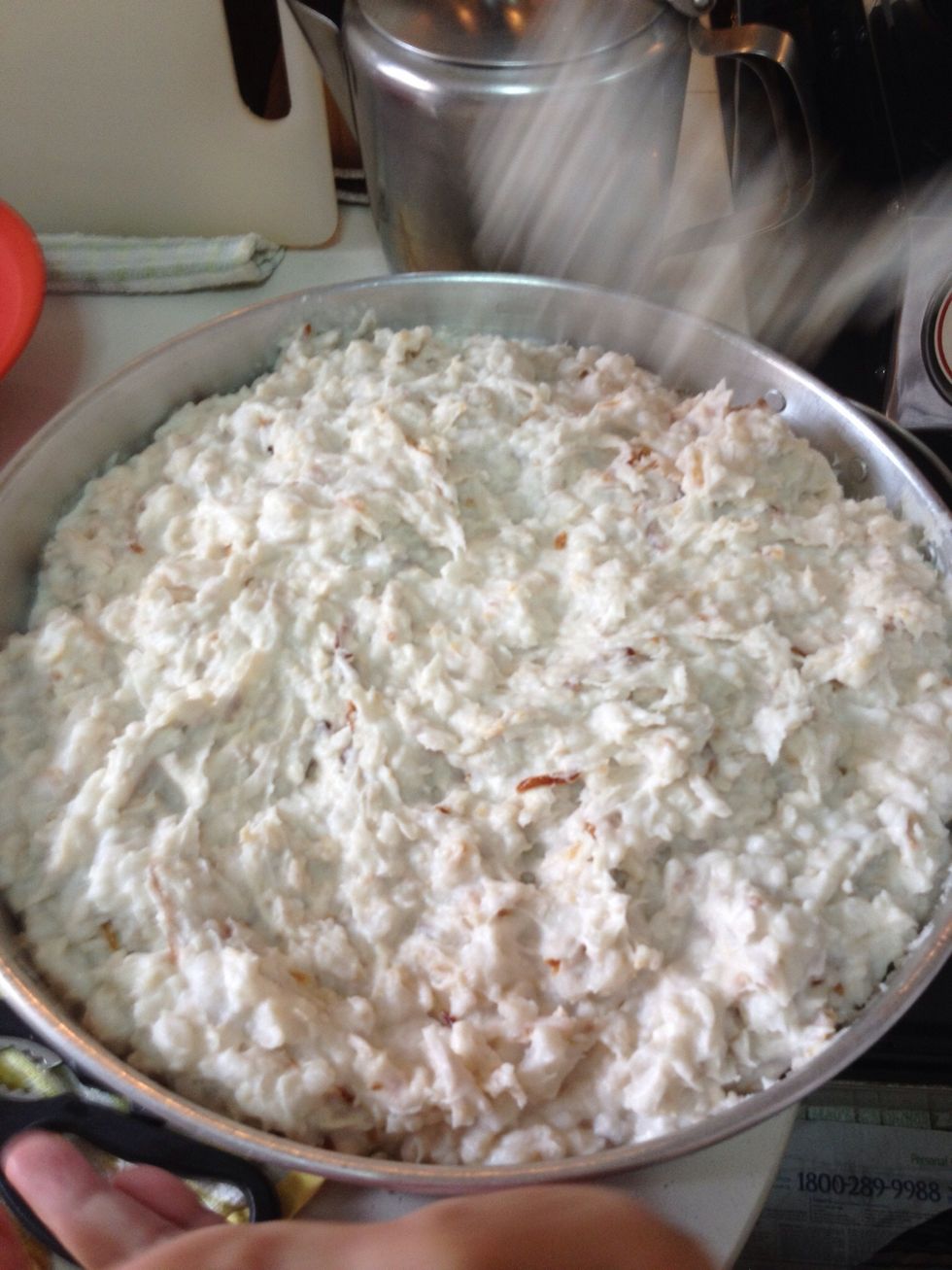 Tadah! We are ready to steam it.. ;) Use medium heat.