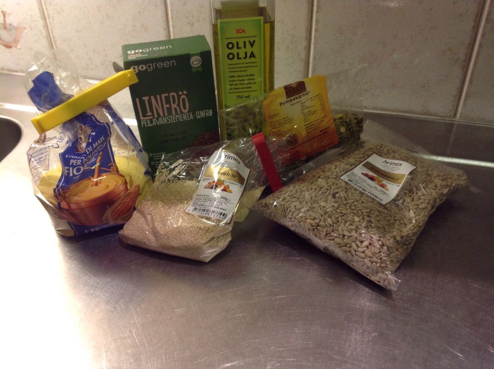 Tag fram alla ingredienser