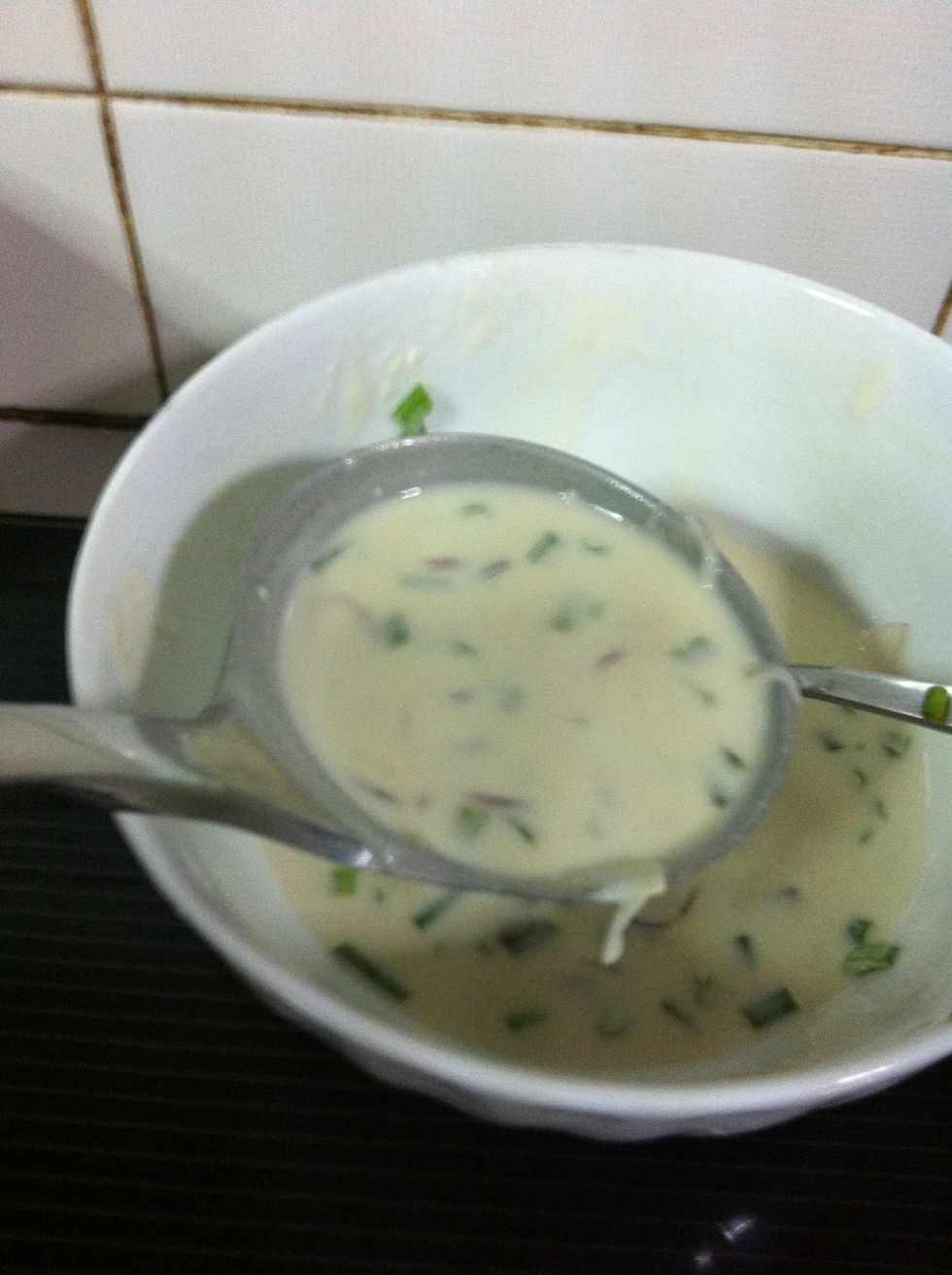 Take 1 lentil full each time for a normal frying pan