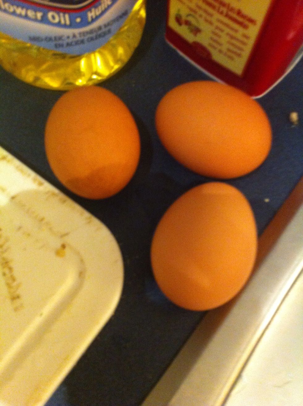 Take 3 room temperature eggs