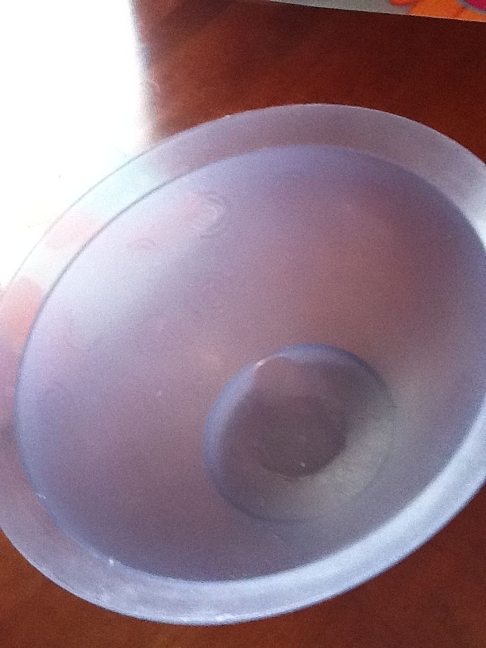 Take a bowl and fill it 1/2 with cold water and then boil water and fill the rest of the bowl with the hot water so it becomes a 50% hot and cold. U can fill up the bowl with olive oil thats the best