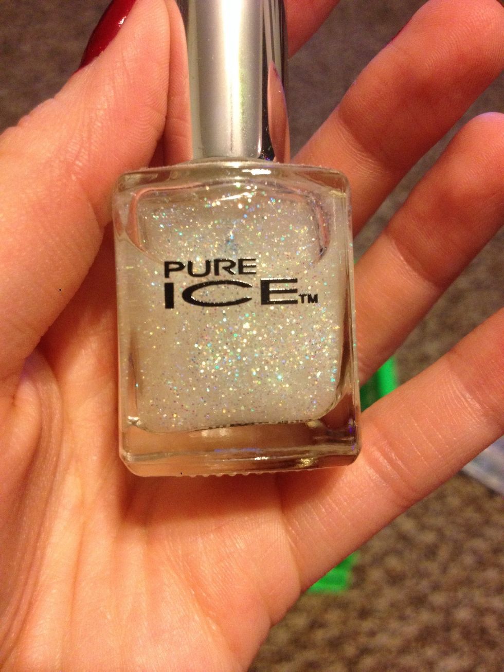 Take a clear glitter paint, and paint over the silver...this will intensify the glitter aspect!!!