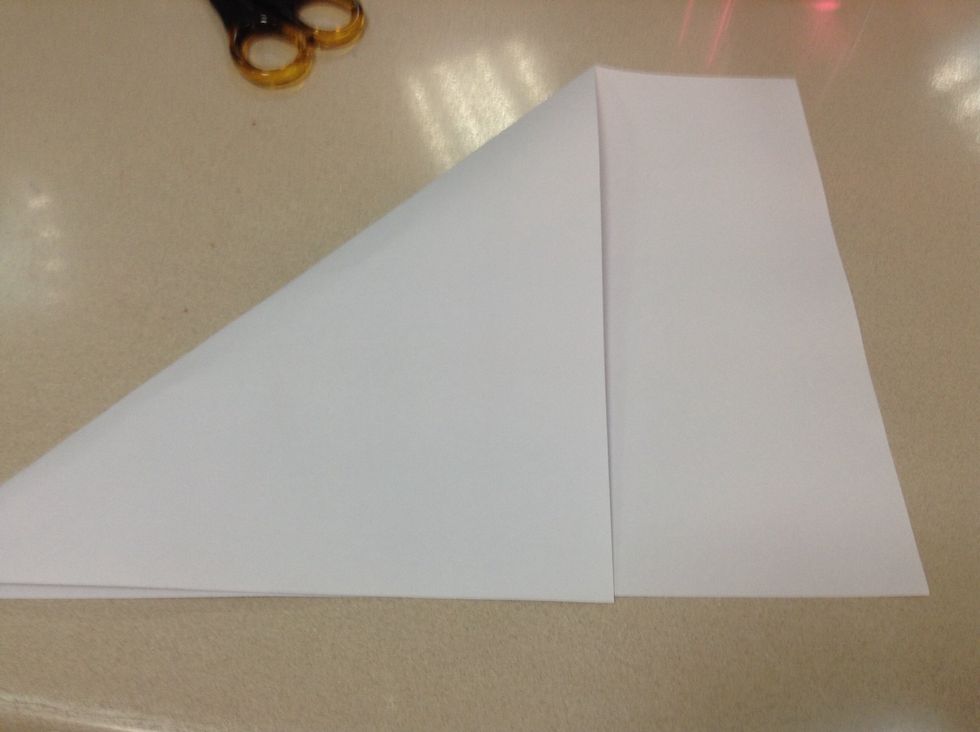 Take a corner and bring it to the side