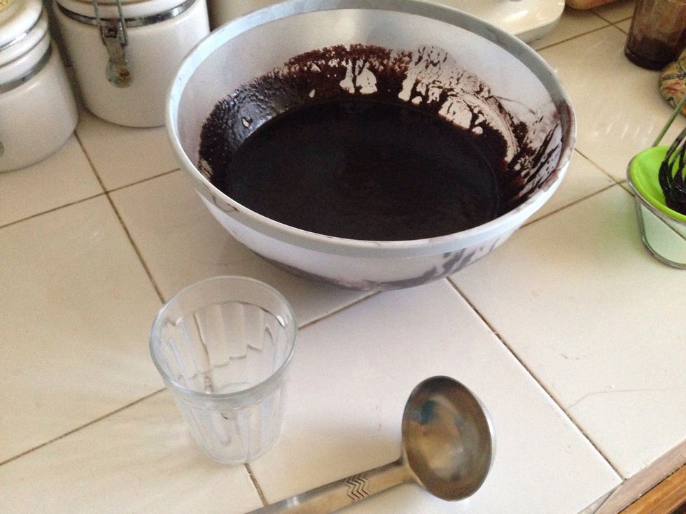 Take a cup and full it with the mixture we made