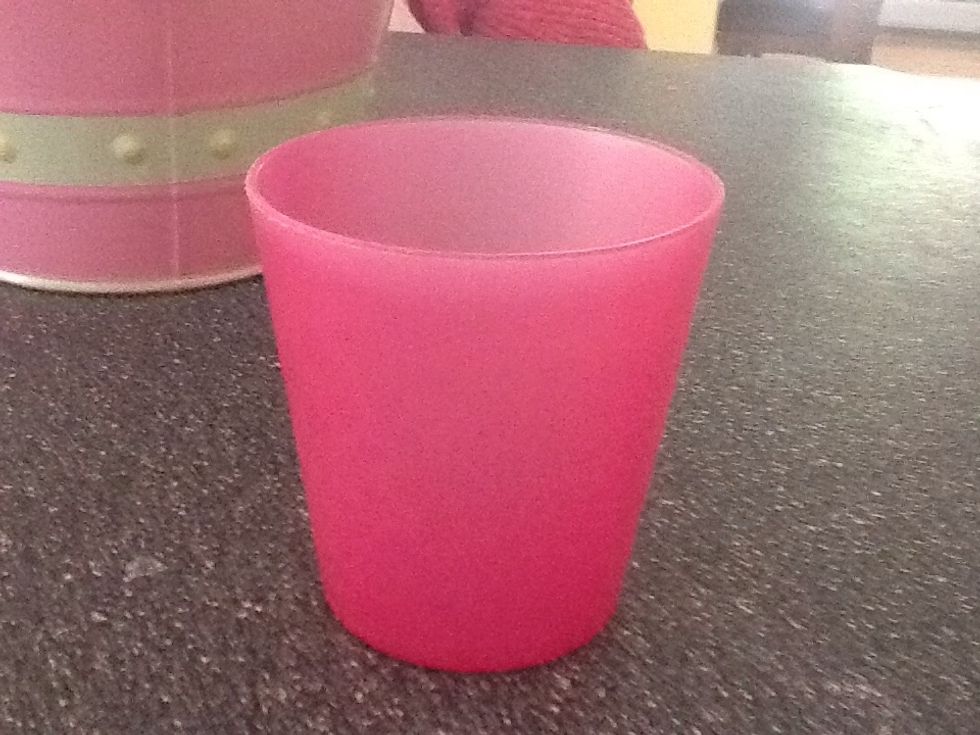 take a cup or large bowl