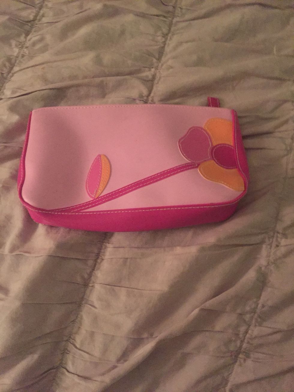 Take a cute bag that is convenient to put in school bag and all materials