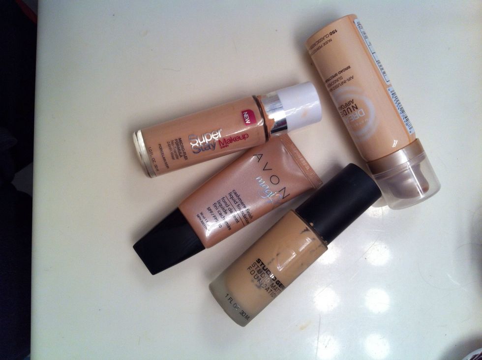 Take a foundation that's to light for you. I darkened my super stay foundation.