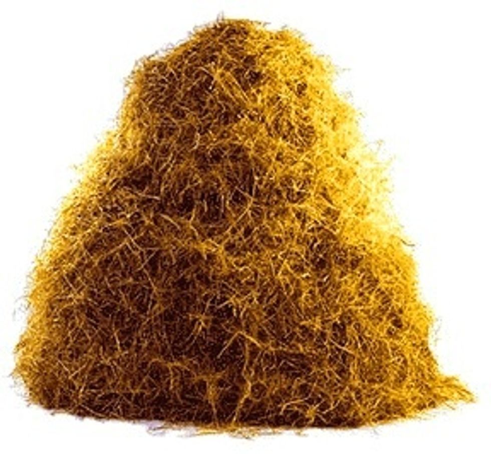 Take a haystack with one needle hidden inside.