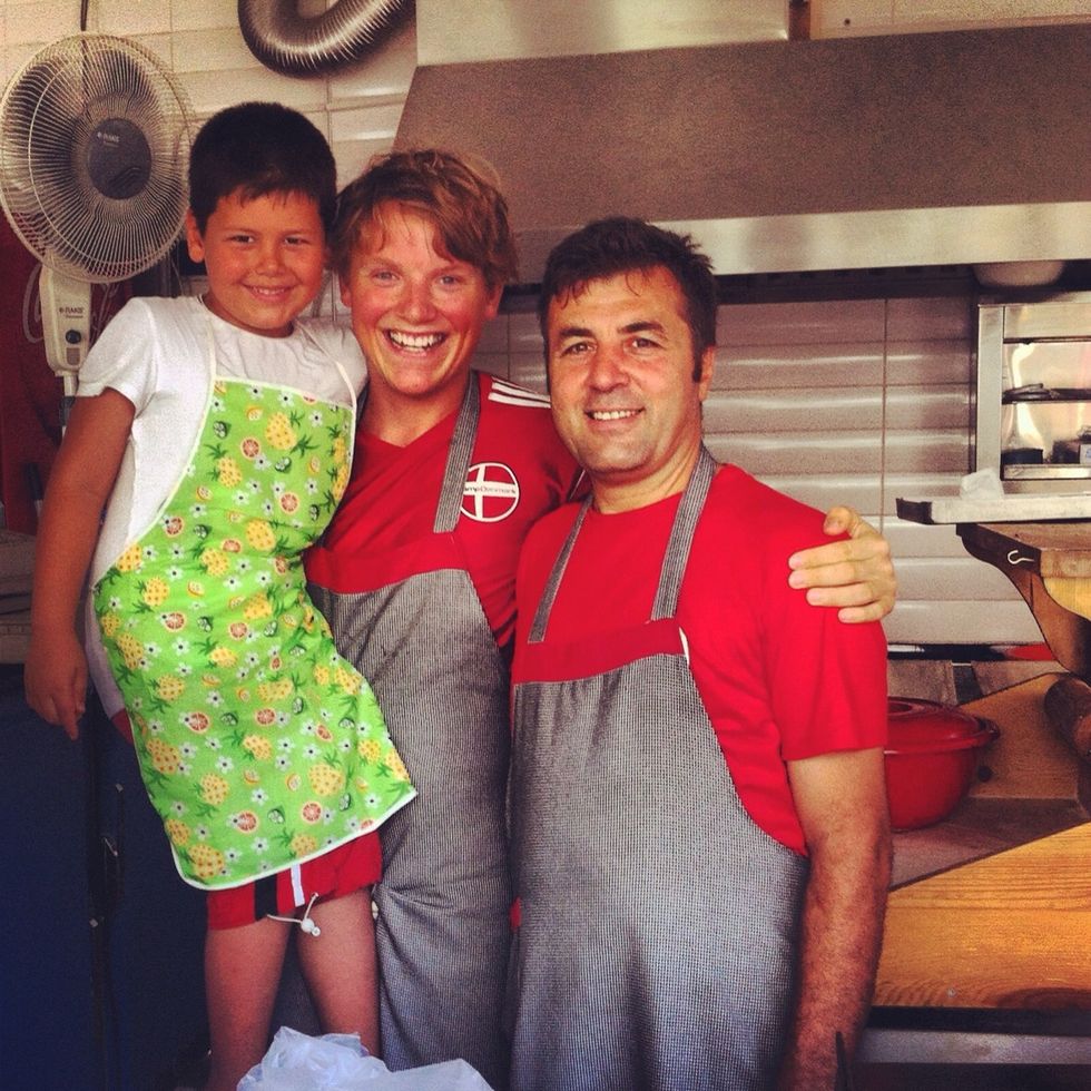Take a last photo with the boss and his youngest son. Smile. And promise to tell the whole world about their place. Eat one more G\u00f6zleme before you say goodbye... Enjoy your life.