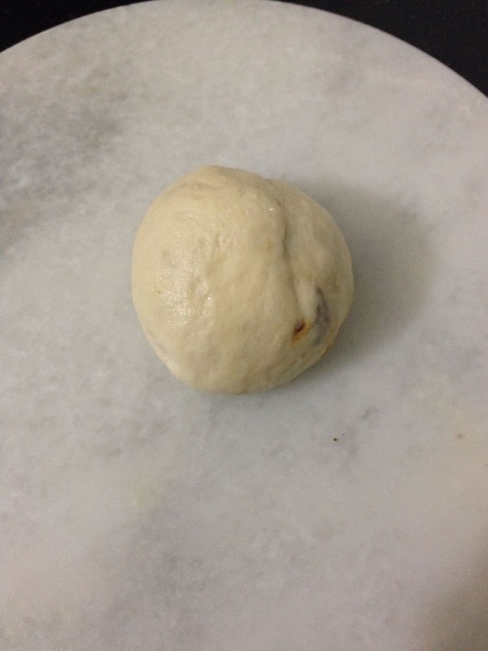 Take a lemon size ball . And roll it round .