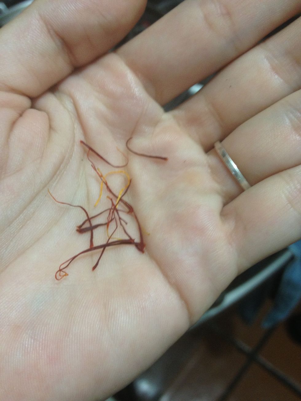 Take a little saffron.