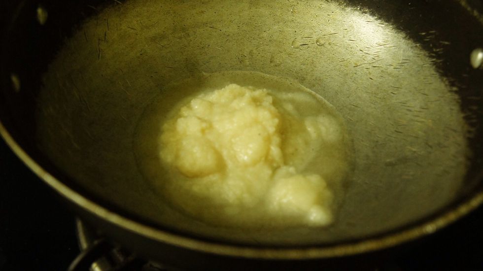 Take a pan and boil the ghee...
