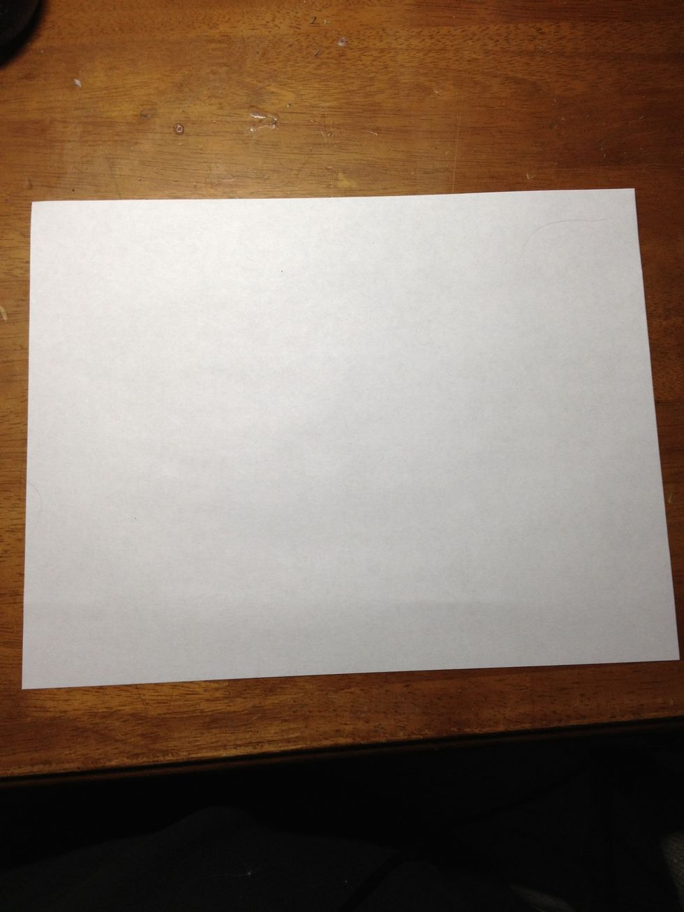 Take a piece of copy paper