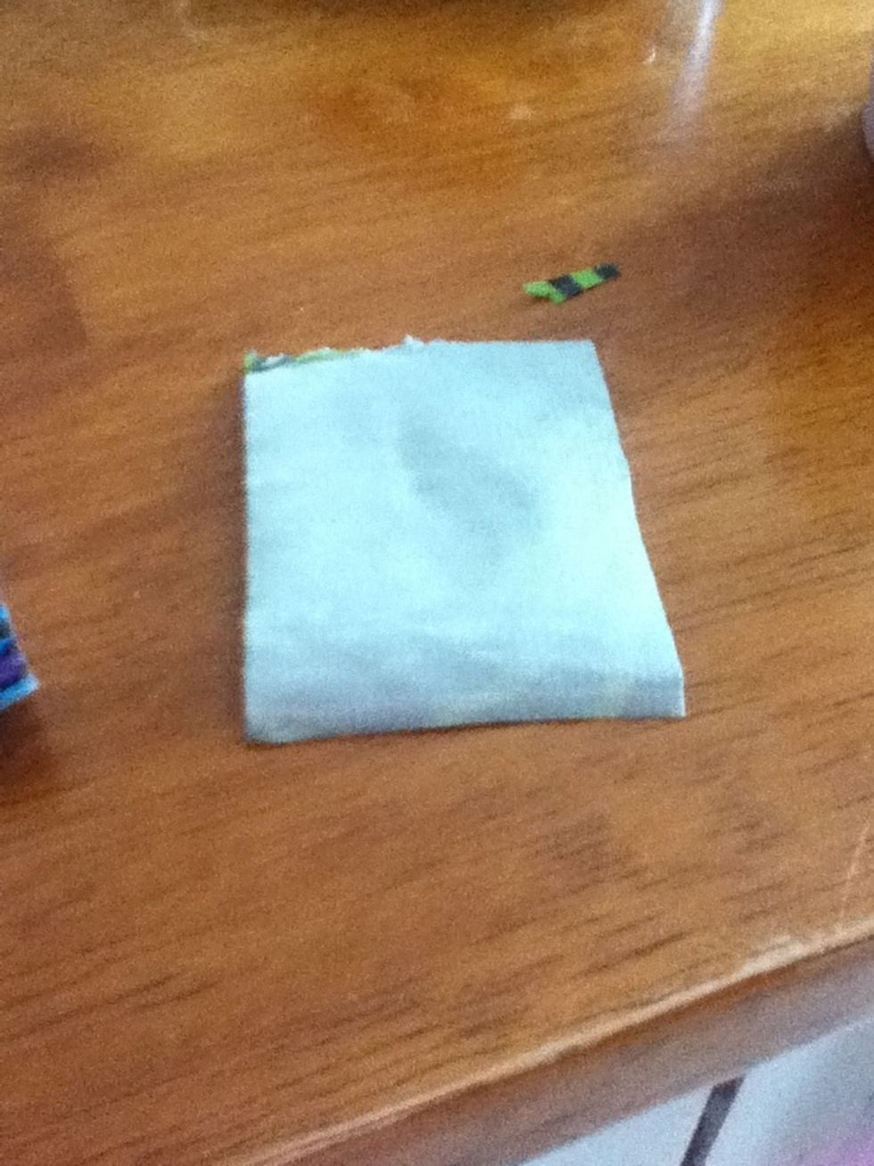 Take a piece of duct tape about this long.