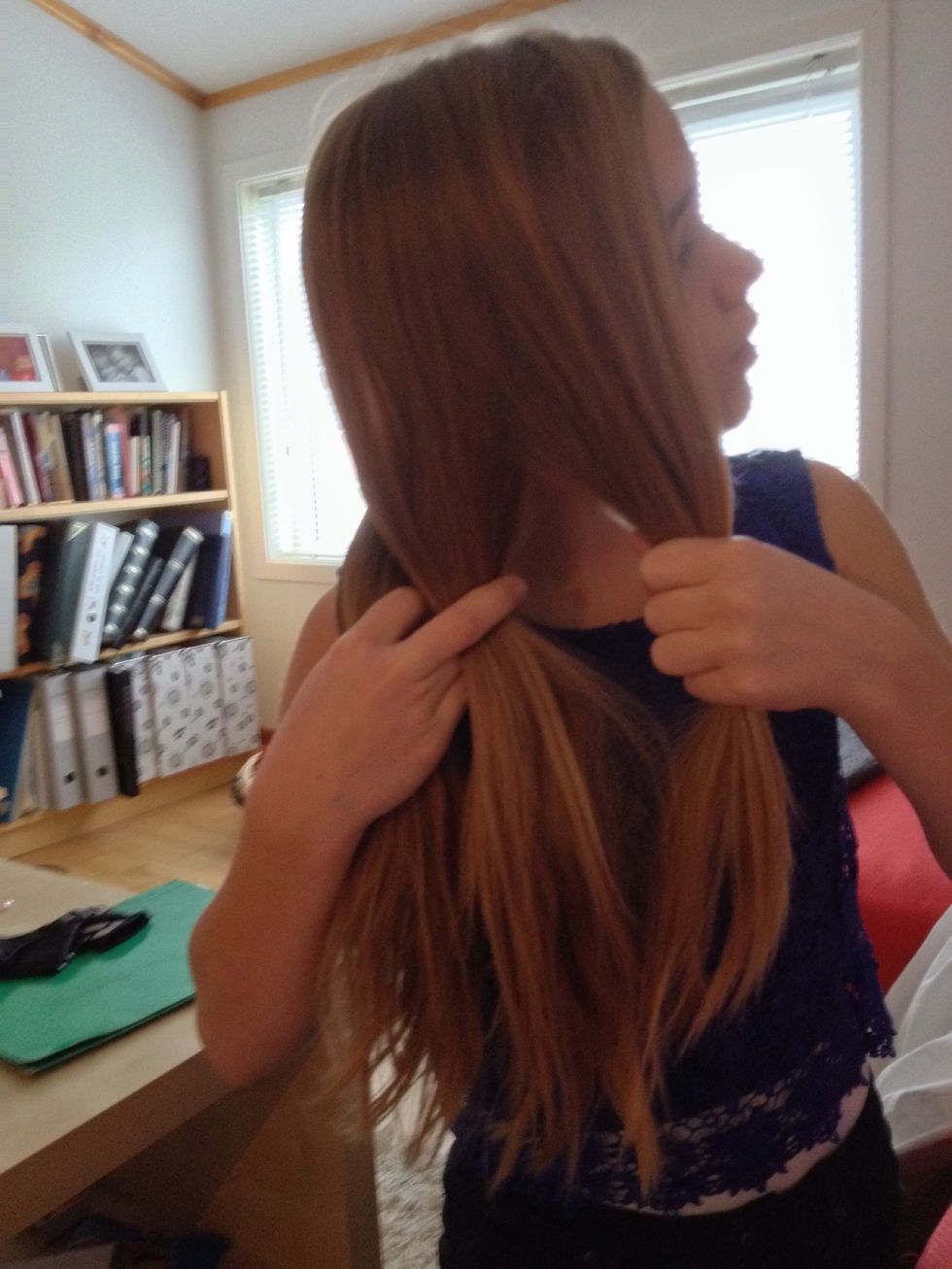 Take a piece of the other section this time.