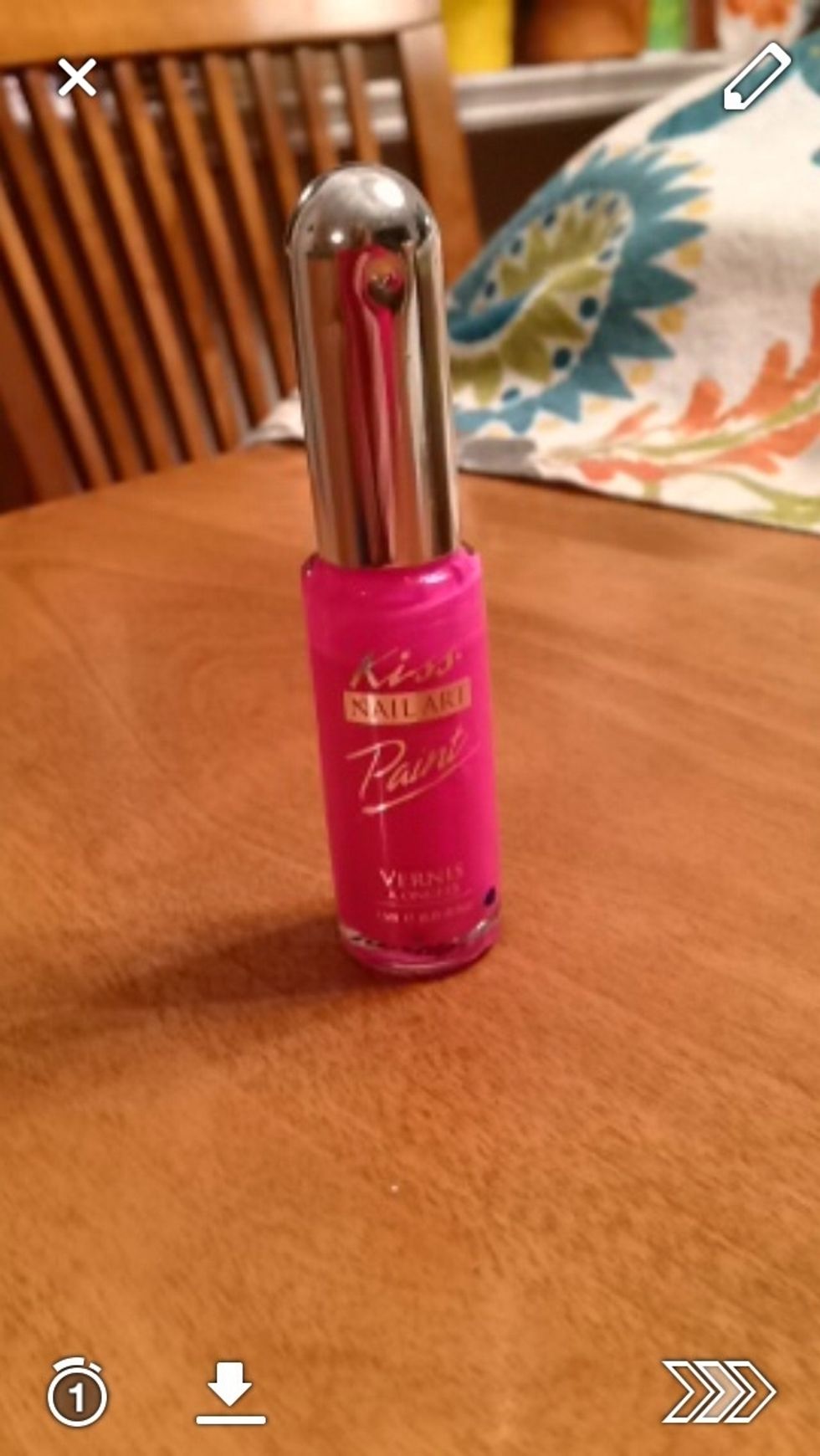 take a pink and a dotting tool