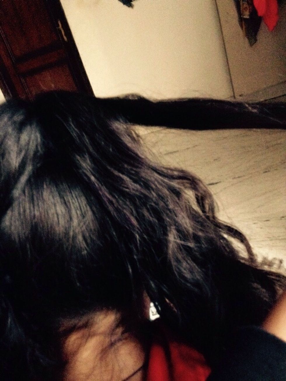 Take a small part from one side...