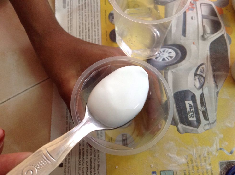 Take a spoonful of fevicol or school glue