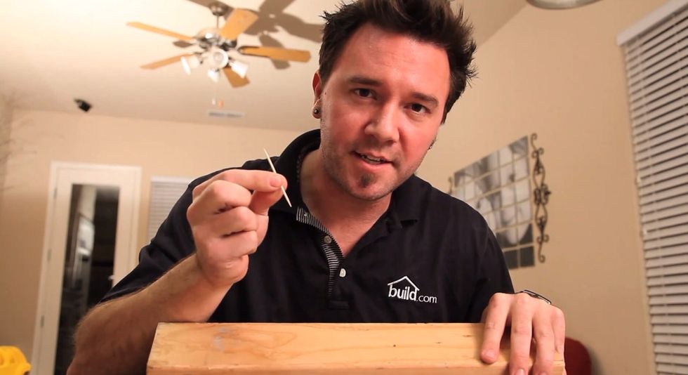 Take a standard toothpick.