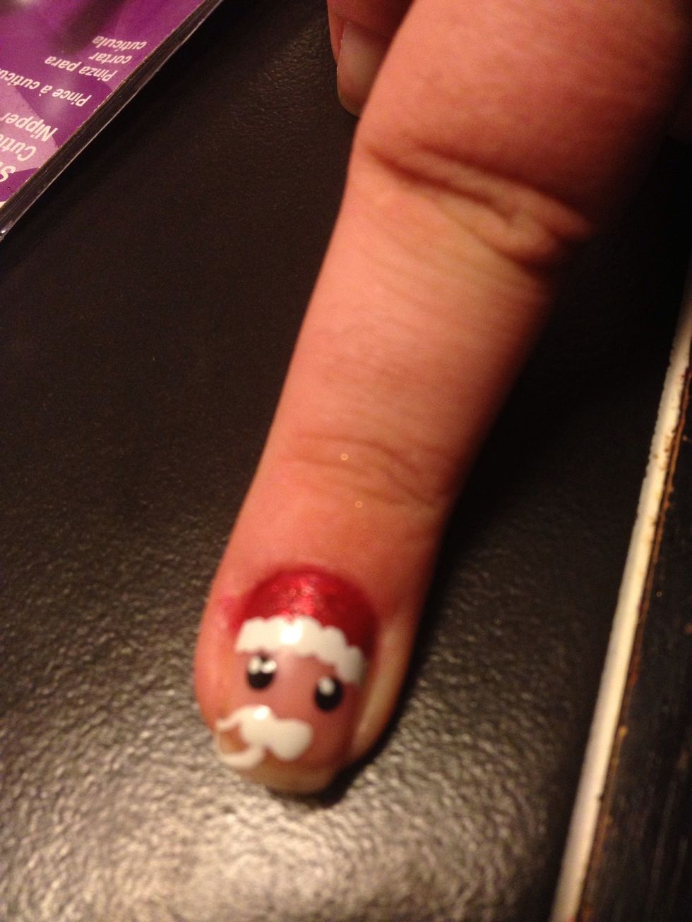 Take a Striper or toothpick and draw from the top ad bottom if the dot to your far right (my left)