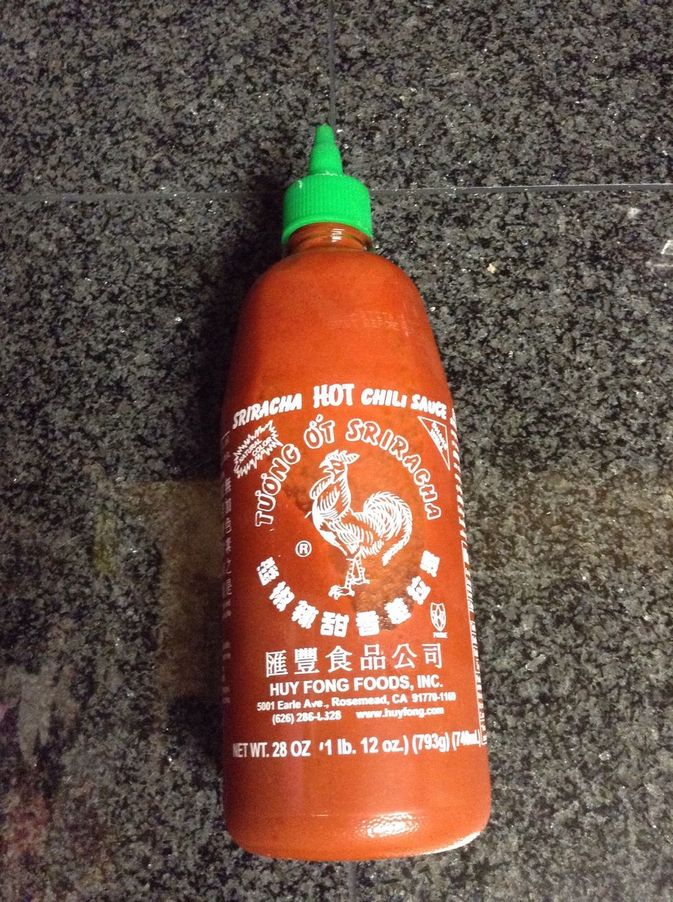 Take a tablespoon(or to taste) of your choice hot sauce and put into batter.