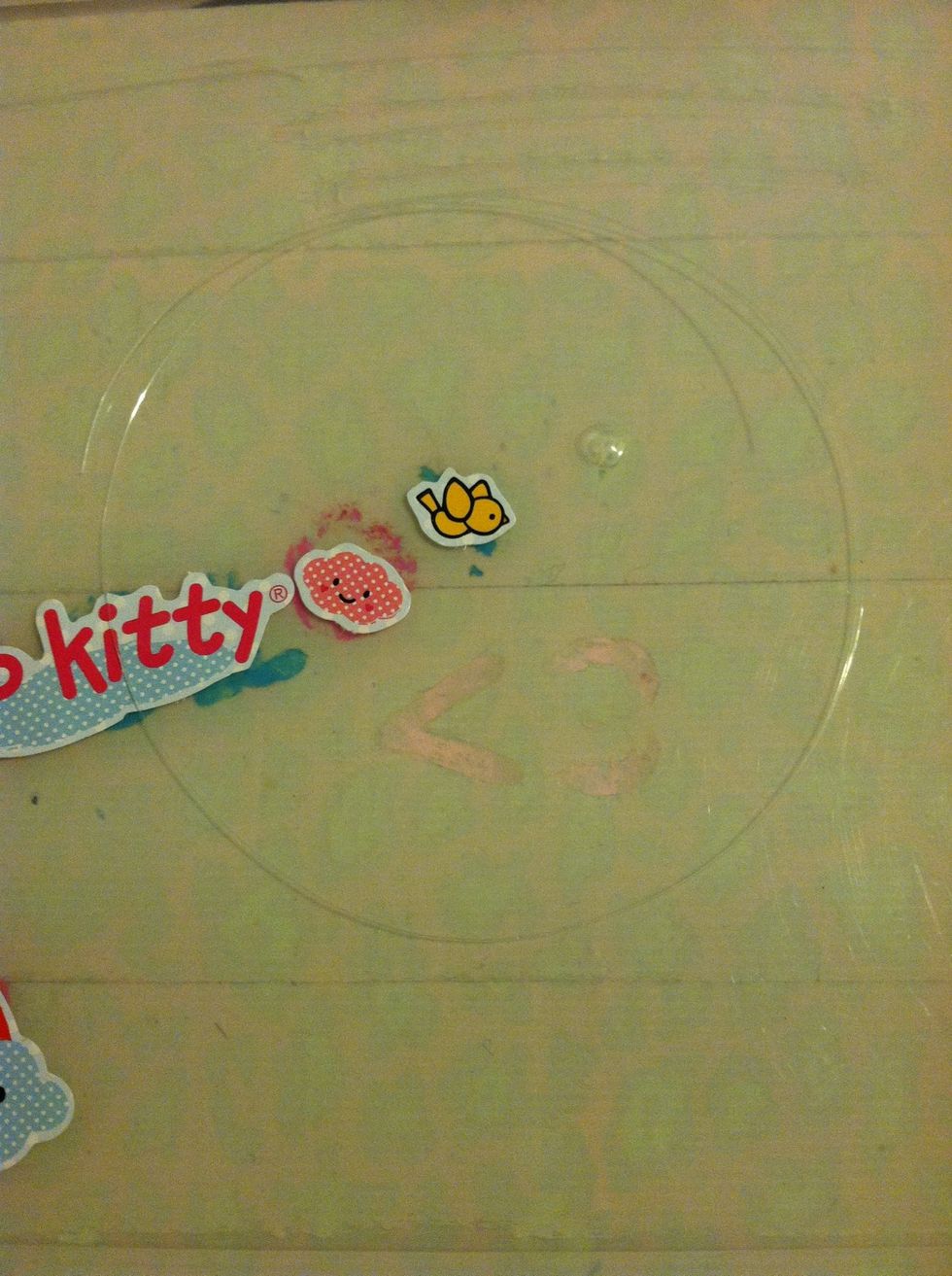 Take about 2 to 3 feet of your string .