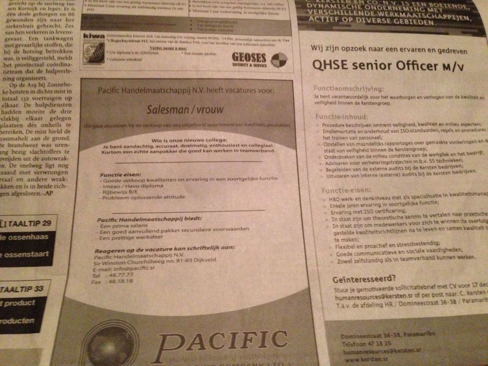 Take an old piece of newspaper or any other paper you like.