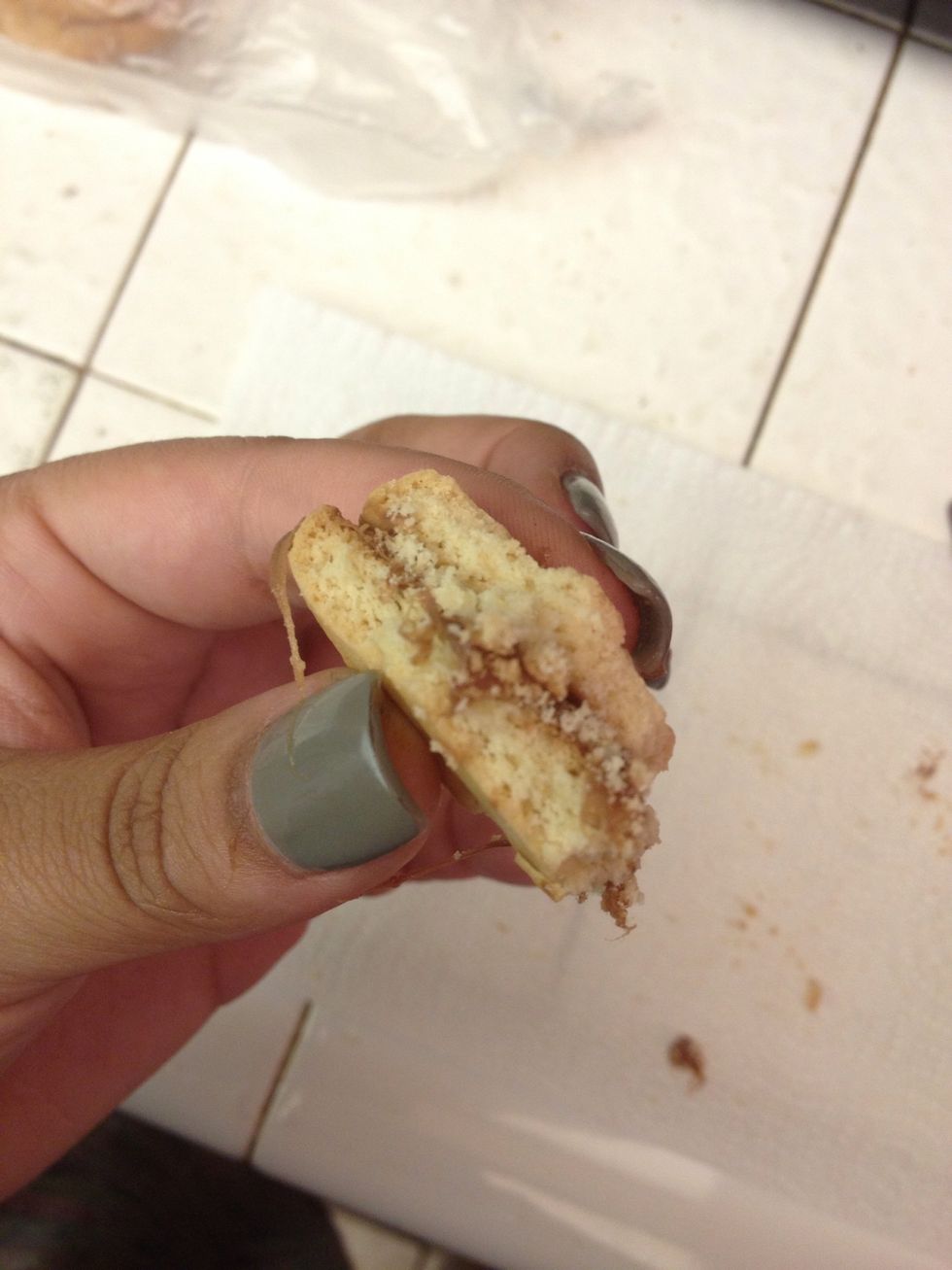 Take another bite . . . Now enjoy the Caramel