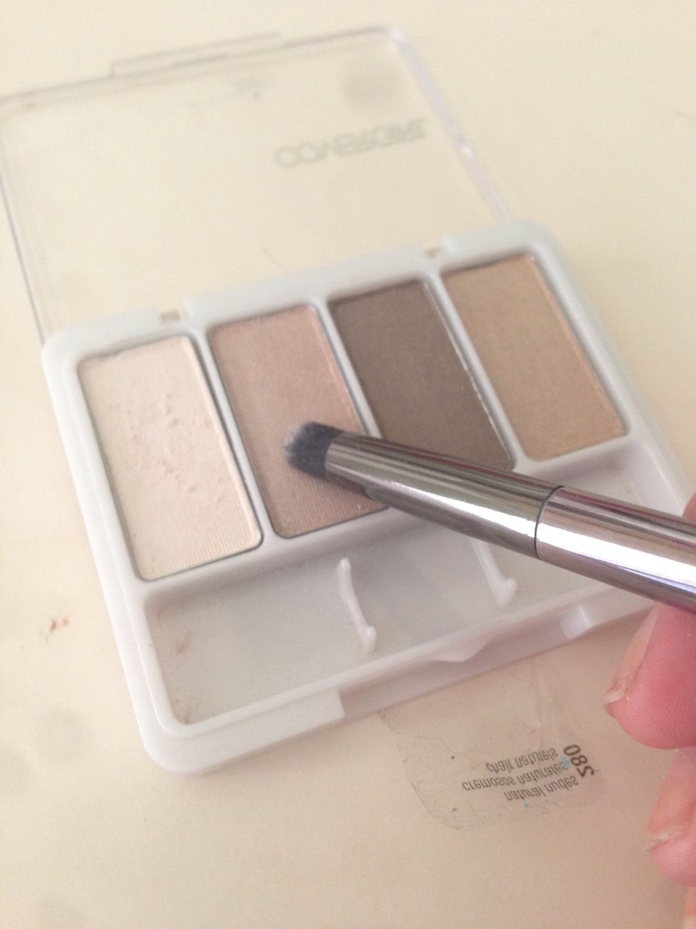 Take another color that's a little darker then your first pick