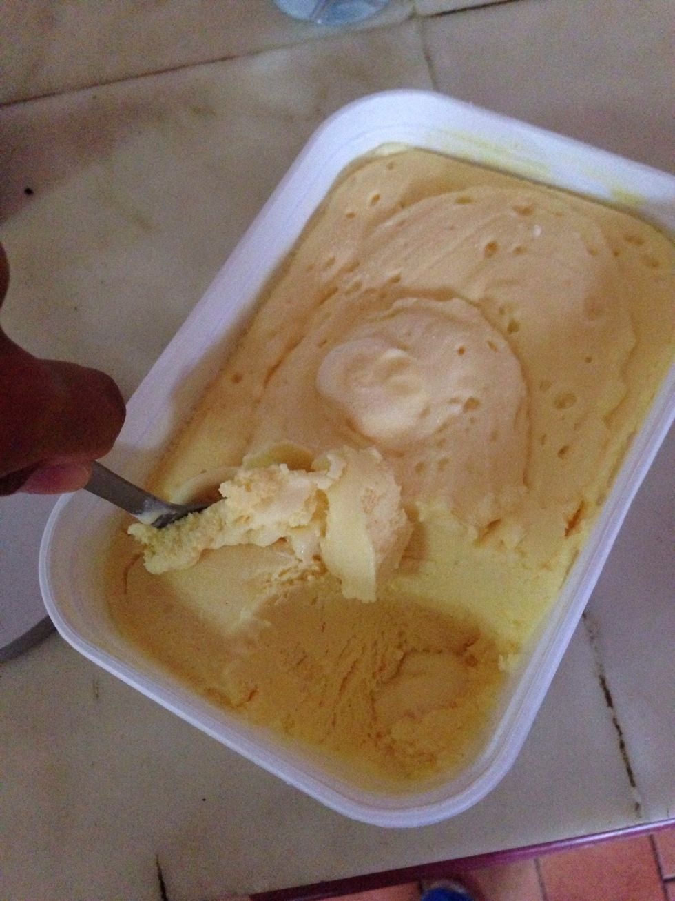 Take another spoon of ice cream