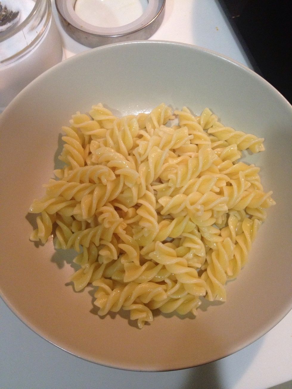 Take as much as you want for yourself on a serving plate.