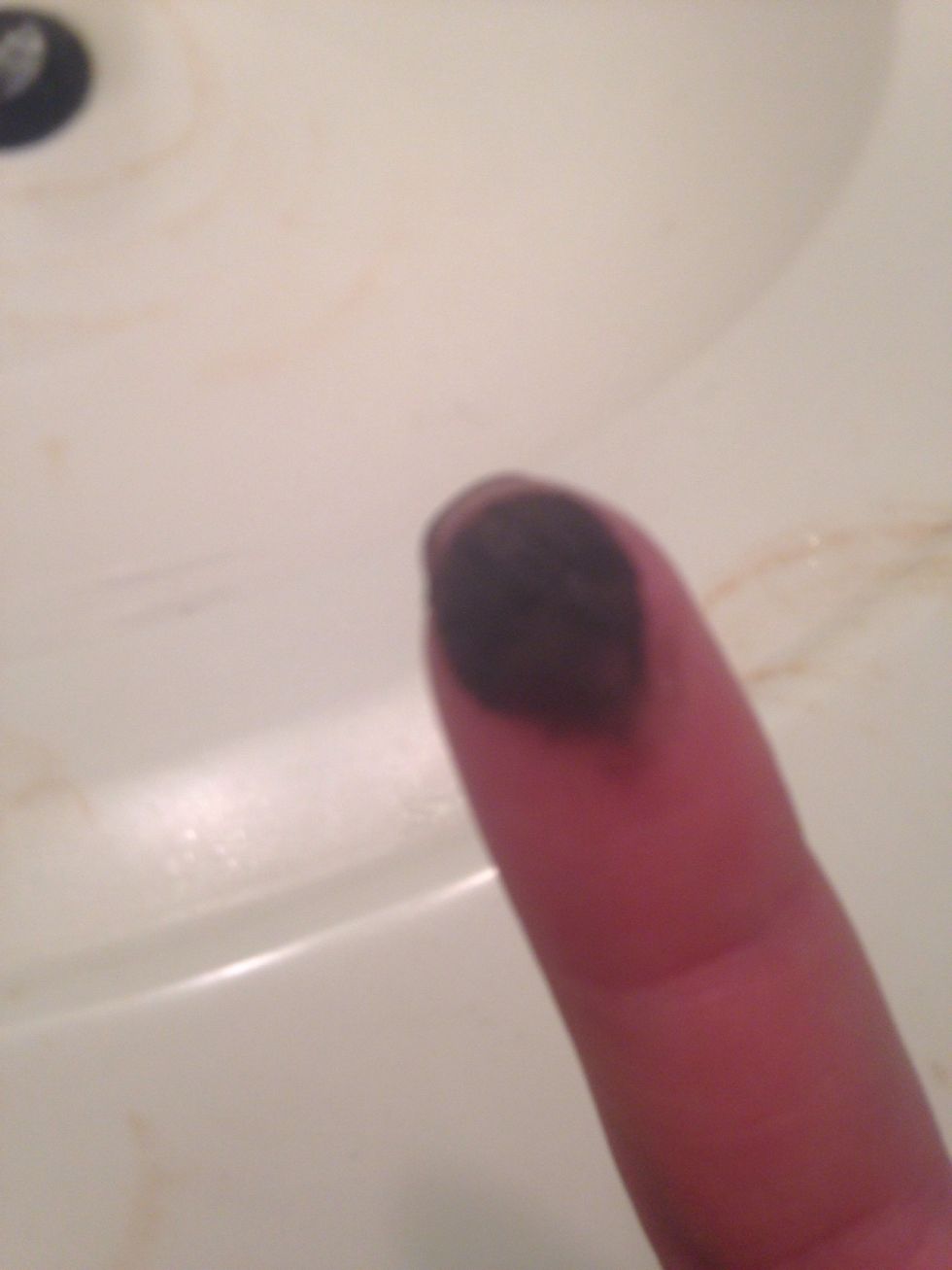 Take black eyeshadow