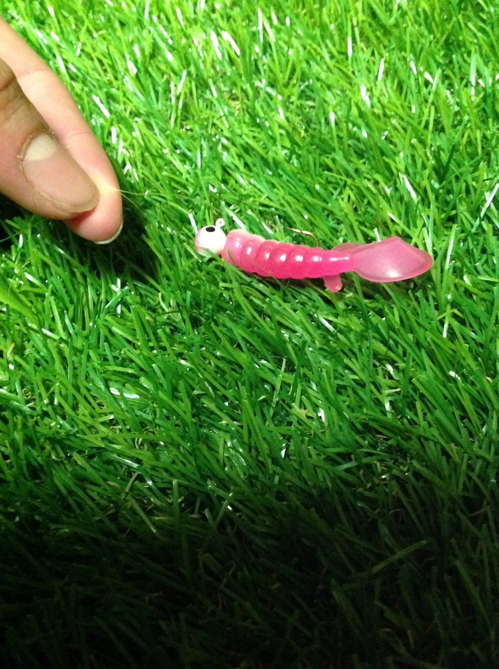 Take both end of the line and put them together.