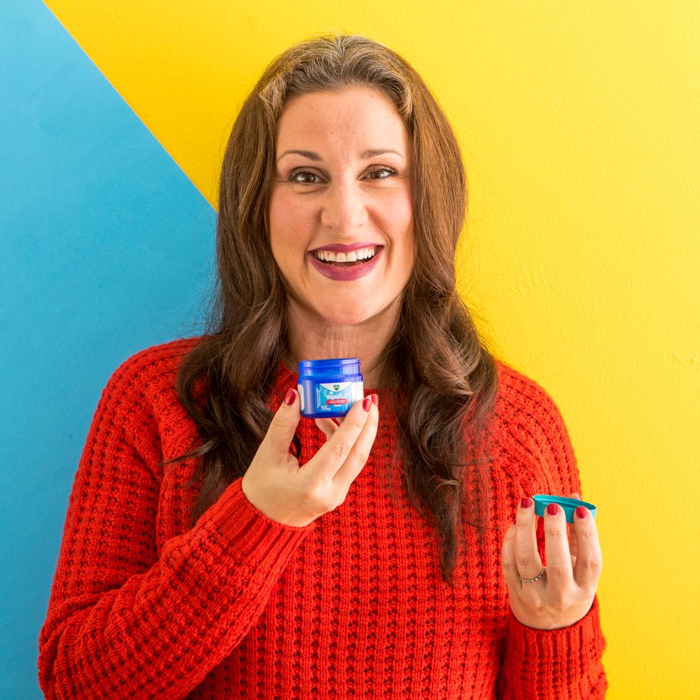 TAKE CARE OF YOURSELF: If you weren\u2019t lucky enough to avoid getting sick, rub some topical ointment on yourself for instant relief. One whiff will bring you back to the days when Mom took care of YOU.