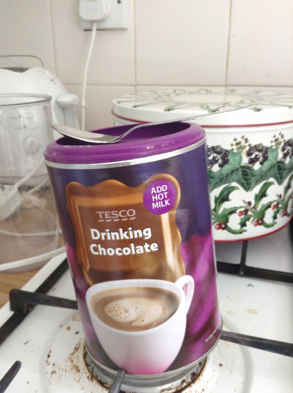 Take coco powder or hot choc powder