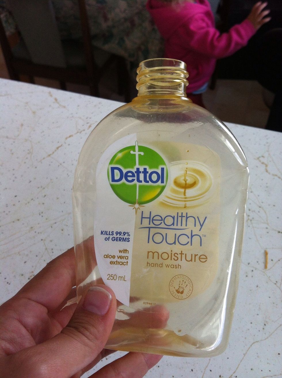 Take empty bottle and cut the bottom off it