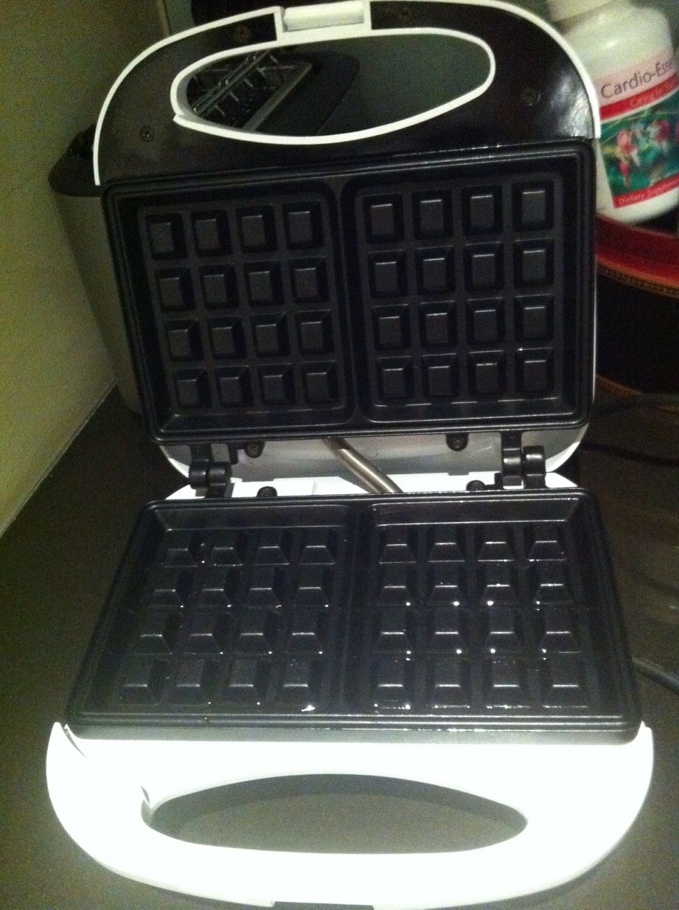 Take everything u prepare to the waffle machine