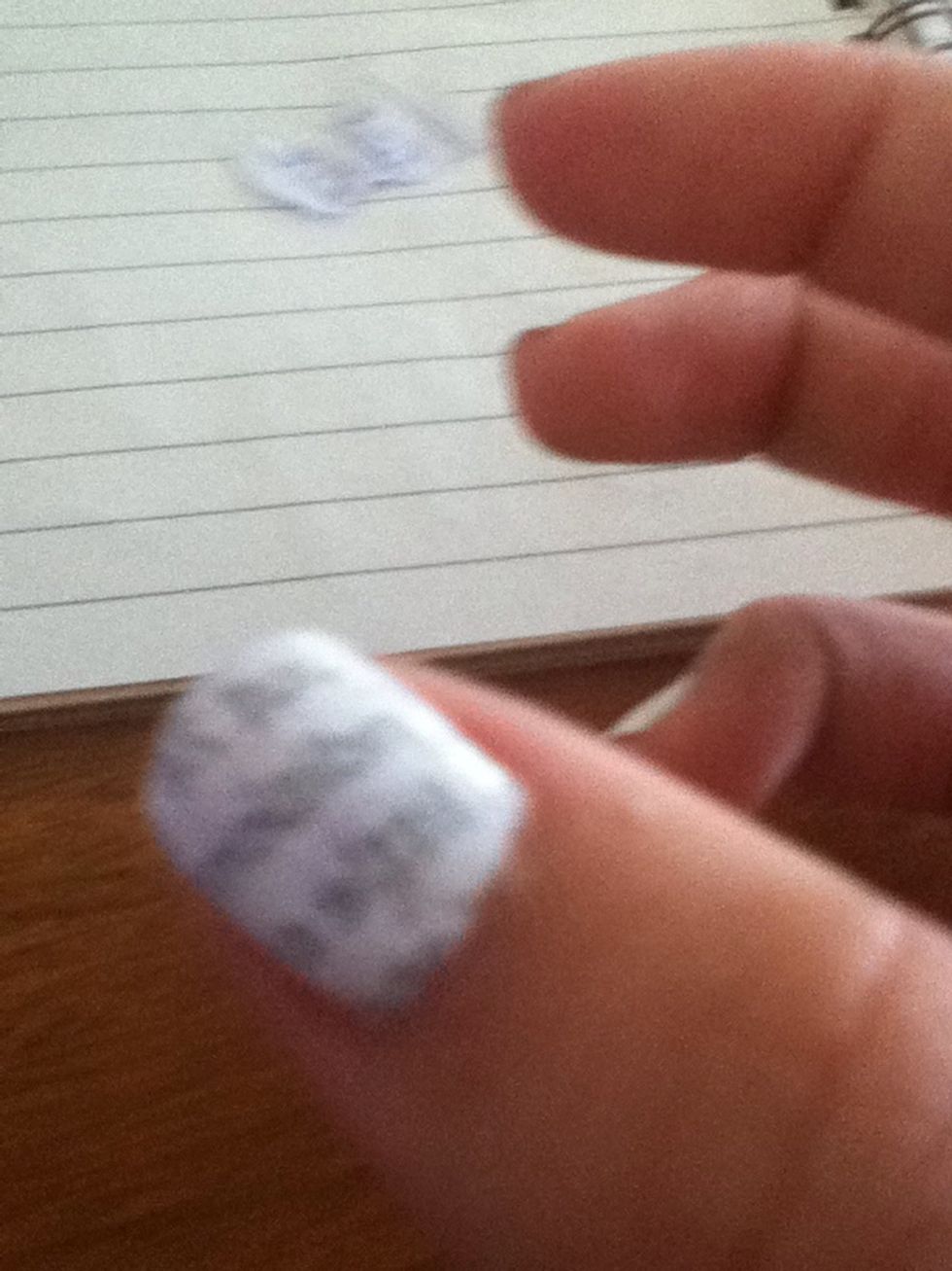 Take it off and done (this is a photo of the news paper not writing)