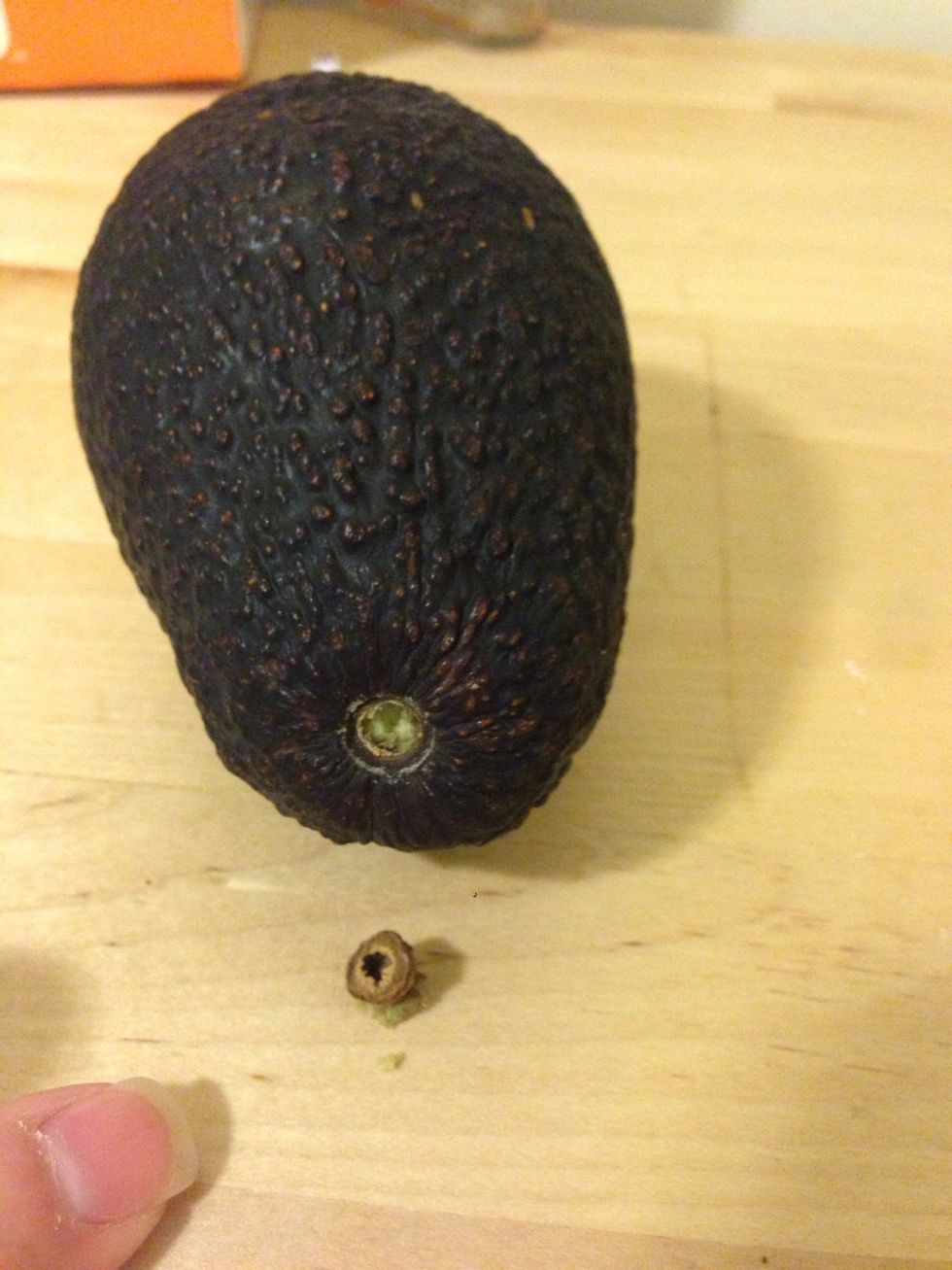 Take it off the avocado and if the color is a darker green, it's ripe. If its more brown, then it's on the edge of going bad.