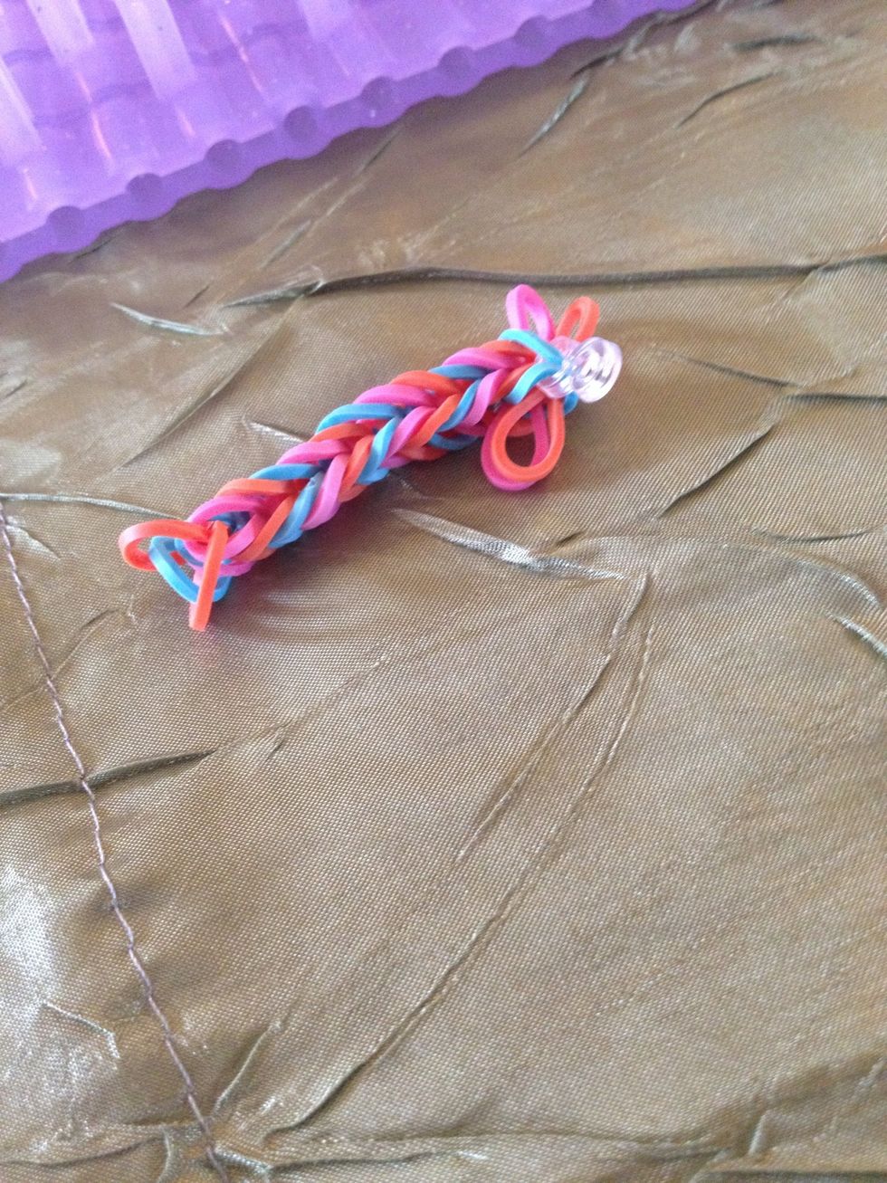 Take it off the loom.