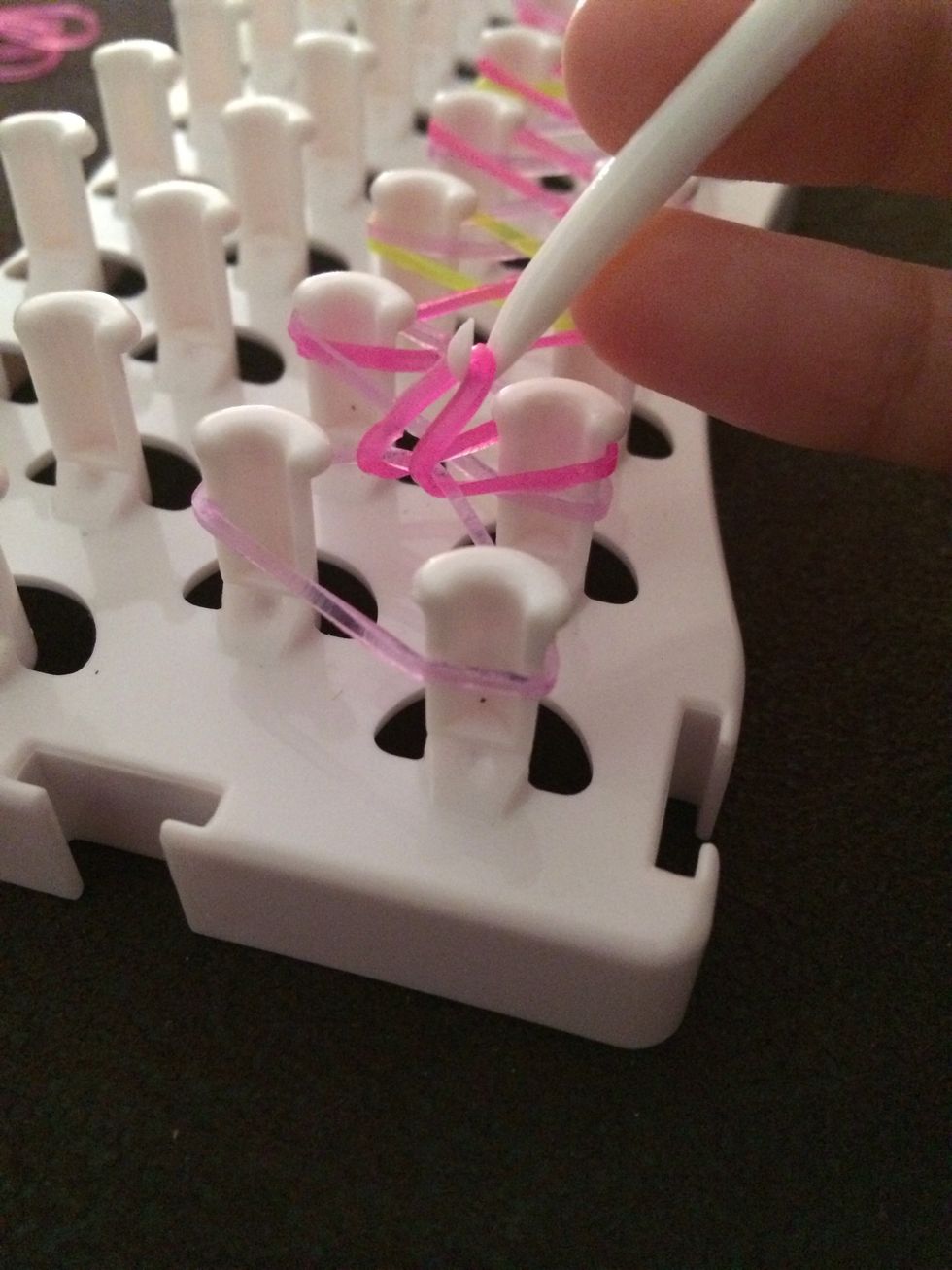 Take it off the second peg