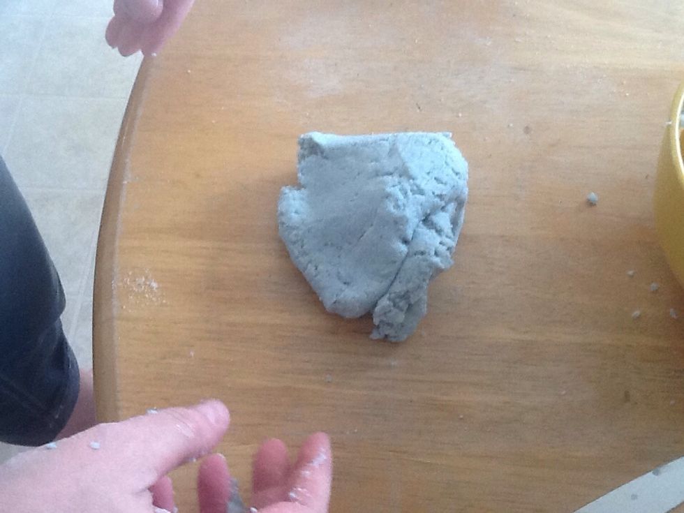 Take it out of the bowl and start playing with it!