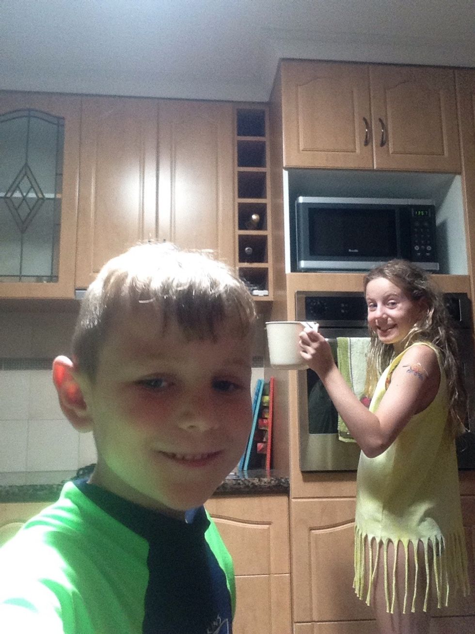 Take it out of the microwave...