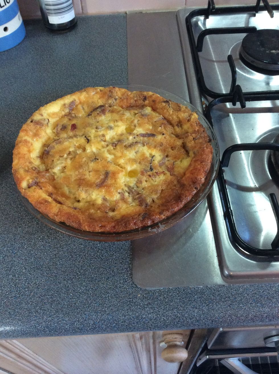 Take it out of the oven and let it cool down