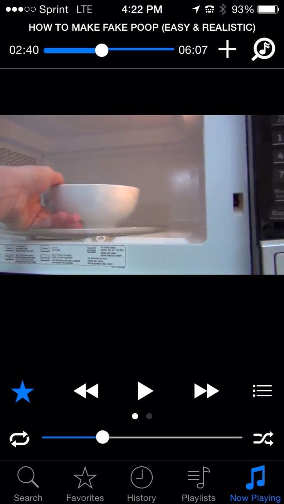 Take it out when done