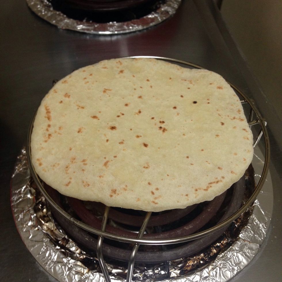 Take it to rack and flip it to the other side.