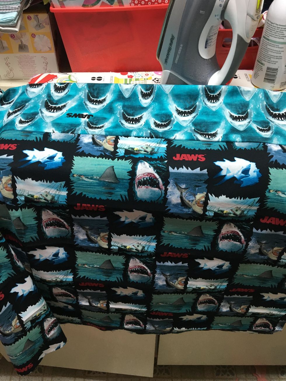 Take it to the ironing board, Your seam is hidden inside. Press it flat, making sure there are no pleats in the seam.