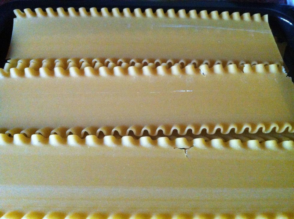 Take lasagne strips